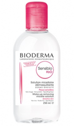 Sensibio Bioderma Solução de Limpeza H2O 250 ml