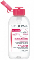 Sensibio Bioderma Solução de Limpeza H2O PUMP 500 ml